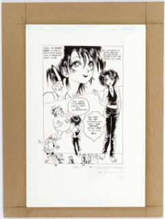 Jill Thompson Death: At Death’s Door (nn) Story Page 50 Despair and Delirium Original Art (DC/Vertigo, 2003).... | Heritage