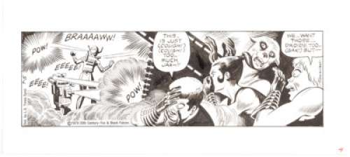 Russ Manning Star Wars Daily Comic Strip Original Art dated 7-5-79 (L.A. Times Syndicate, 1979).... | Heritage