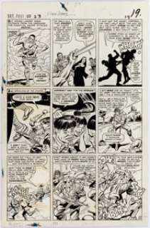 Dick Ayers and Frank Giacoia Sgt. Fury #23 Story Page 15 Original Art (Marvel, 1965).... | Heritage