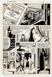 Kevin Nowlan and Terry Austin Doctor Strange #57 Page 12 Original Art (Marvel, 1983).... | Heritage