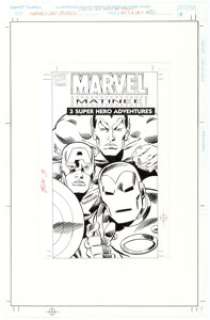 Ron Frenz and Terry Austin Marvel Matinee VHS Box Cover Original Art (Marvel/Marvel Studios, 1994).... | Heritage