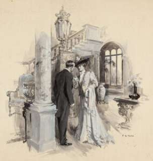 F. C. Yohn The Butler’s Story Spot Illustration Original Art (Charles Scribner’s Sons, 1909).... | Heritage