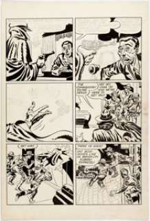 Simon and Kirby Studio Boy Commandos Unpublished Page Original Art (DC, c. 1946).... | Heritage