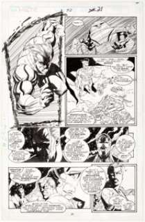 Joe Quesada, Al Milgrom, and Cliff Van Meter X-Factor #92 Story Page 18 Original Art (Marvel, 1993).... | Heritage