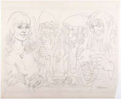 Johnny Craig The Vault of Horror Sketches Original Art Group of 2 (EC Comics, undated).... (Total: 2 Original Art) | Heritage