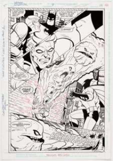 Mike Parobeck and Rick Burchett The Batman Adventures #8 Story Page 19 Original Art (DC, 1993)....