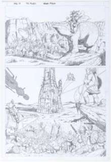 Renato Arlem Masters of the Universe, Icons of Evil: Tri-Klops #1 Panel Pages Original Art Group of 7 (CrossGen, 2... (Total: 7 Original Art)