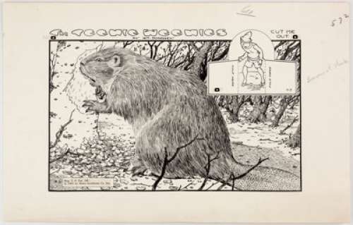 William Donahey The Teenie Weenies Sunday Comic Strip Original Art dated 4-9-61 (News Syndicate Co., 1961).... | Heritage