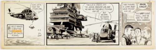 Roy Crane Buz Sawyer Daily Comic Strip Original Art dated 9-3-66 (King Features Syndicate, 1966).... | Heritage