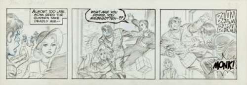 Dave Cockrum Doc Savage Week-2 Day-3 Daily Comic Strip Original Art (unpublished, 1979).... | Heritage
