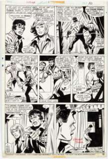 George Tuska and Dave Hunt Power Man #24 Story Page 6 Original Art (Marvel, 1975).... | Heritage