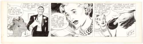 Alex Raymond Rip Kirby Comic Strip Daily Original Art dated 1-14-54 (King Features Syndicate, 1954).... | Heritage