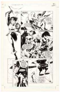  - Kevin Nowlan The Outsiders Annual #1 Story Page 25 Original Art (DC, 1986)....