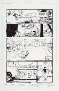Steve Dillon Preacher #41 Page 4 Original Art Panel Page (DC/Vertigo, 1998).... | Heritage
