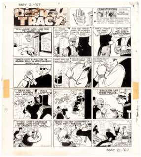 Chester Gould Dick Tracy Sunday Comic Strip Original Art dated 5-21-67 (Chicago Tribune, 1967).... | Heritage