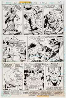 Pablo Marcos and Bob Smith Secret Society of Super-Villains #1 Story Page 17 Original Art (DC, 1976).... | Heritage