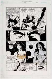  - John McCrea and George Freeman Wonder Woman #154 Page 10 Original Art (DC, 2000)....