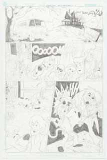  - Carlos Mota - Scooby-Doo Story Page 1 (DC, c. 2000s)...