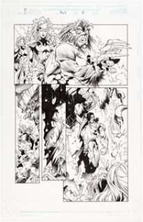 Carlos Pacheco and Art Thibert X-Men #63 Page 10 Original Art (Marvel Comics, 1997).... | Heritage