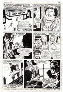 George Tuska and Billy Graham Hero For Hire #10, Story Page 14 Original Art (Marvel Comics, 1973). ... | Heritage