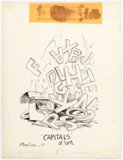 George Herriman archy’s life of mehitabel Illustration Original Art (Doubleday Doran, 1933).... | Heritage