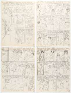 Wally Wood 1984 #5 Complete 7-Page Story Preliminary Artwork Original Art (Warren, 1979).... (Total: 7 Original Art) | Heritage