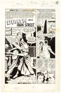 Ross Andru Who is Next #5 Splash Page 1 Original Art (Standard, 1953). ... | Heritage