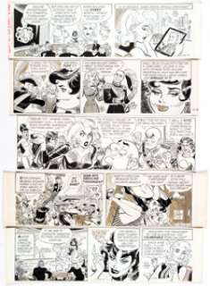 Bob Lubbers Robin Malone Daily Comic Strip Original Art Group of 10 (NEA, Inc., 1967-70).... (Total: 10 Original Art) | Heritage