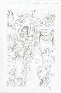 - Pepe Larraz The Mighty Thor #10 Splash Page 7 Original Art (Marvel, 2012)....