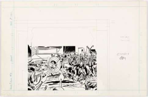 Keith Pollard and Mike Esposito Titans #6 Cover Original Art (Marvel UK, 1975).... | Heritage