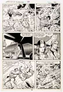 Mike Zeck and Gene Day Master of Kung Fu #84 Story Page 26 Original Art (Marvel Comics, 1980).... | Heritage