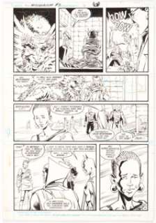 Joe Staton and Ian Gibson Millennium #3 Story Page 14 Original Art (DC, 1988)....