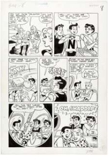 Dan DeCarlo Jetta of the 21st Century #6 Story Page 8 Original Art (Pines, 1953).... | Heritage