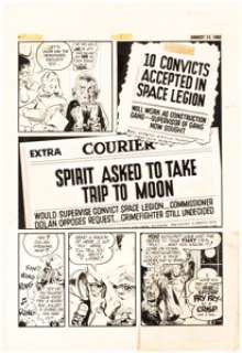 Will Eisner Studio The Spirit Section Story Page Original Art dated 8-17-52 (Register and Tribune Syndicate, 1940)... | Heritage