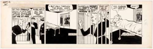 Chester Gould Dick Tracy Daily Comic Strip Original Art dated 9-12-45 (Chicago Tribune, 1945).... | Heritage
