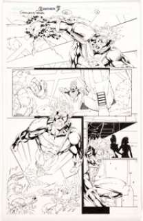 Renato Arlem and Robert Jones Stormwatch #23 Partial Story Original Art Group of 9 (Image, 1995).... (Total: 9 Original Art)