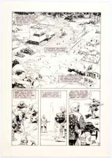 Jorge Zaffino Winterworld #2 Story Page 7 Original Art (Eclipse, 1988)....
