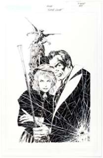 Jackson "Butch" Guice Ruse #19 Cover Original Art (Crossgen, 2001) Emma Bishop and  Simon Archard grace -