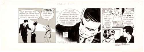 Neal Adams Ben Casey Daily Comic Strip Original Art dated 11-5-64 (NEA, Inc., 1964). A boldly composed and - | Heritage