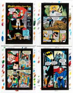 Marie Severin Superman Adventures #25 Complete Issue Color Guide (DC Comics, 1998). ... (Total: 20 Items) | Heritage