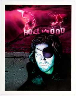 David Voigt - Escape from L.A. Original Art Illustration (Undated). Snake Plissken, as portrayed by Kurt Russell, - | Heritage