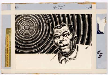 Kelly Freas - "My Brother’s Keeper" Illustration Original Art (undated). An incredibly skilled ink piece - | Heritage