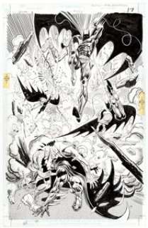 Norm Breyfogle and Joe Rubinstein Batman #556 Splash Page 17 Original Art (DC, 1998)....