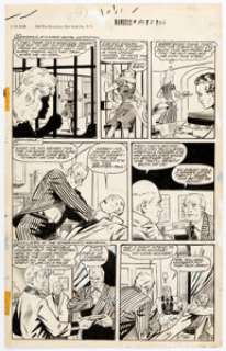 Matt Baker and John Forte (art team attributed) Rangers Comics #44 Story Page 3 Glory Forbes Original Art (Fiction - | Heritage