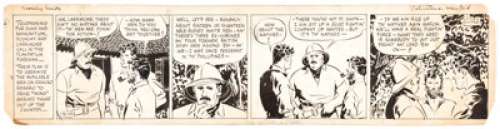 Noel Sickles Scorchy Smith Daily Comic Strip Original Art dated 9-12 (NEA, c. 1936).... | Heritage