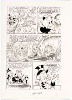 Giorgio Cavazzano Topolino #1455 Story Page 6 Donald Duck Original Art (Egmont, 1983). Created for an overseas - | Heritage