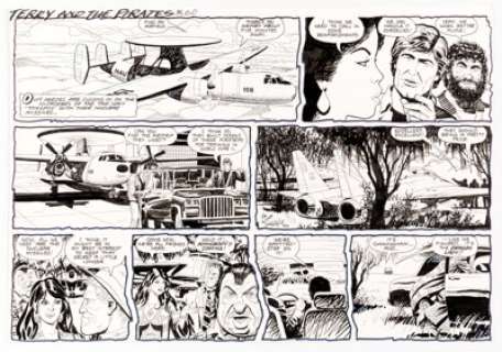 Dan Spiegle Terry and the Pirates Sunday Comic Strip Original Art dated 6-25-97 (Tribune Media, 1997).... | Heritage