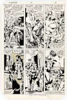 Jackson "Butch" Guice Micronauts #53 Story Page 18 Original Art (Marvel, 1983).... | Heritage