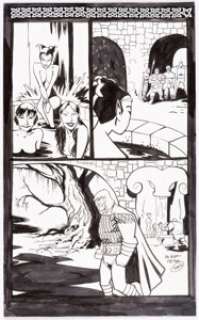 Michael Avon Oeming Hammer of the Gods #2 Story Page Original Art (Insight Studios Group, 2001)....