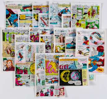 Adrienne Roy - Superman #356 Complete 17-Page Story Color Guides (DC, 1981).